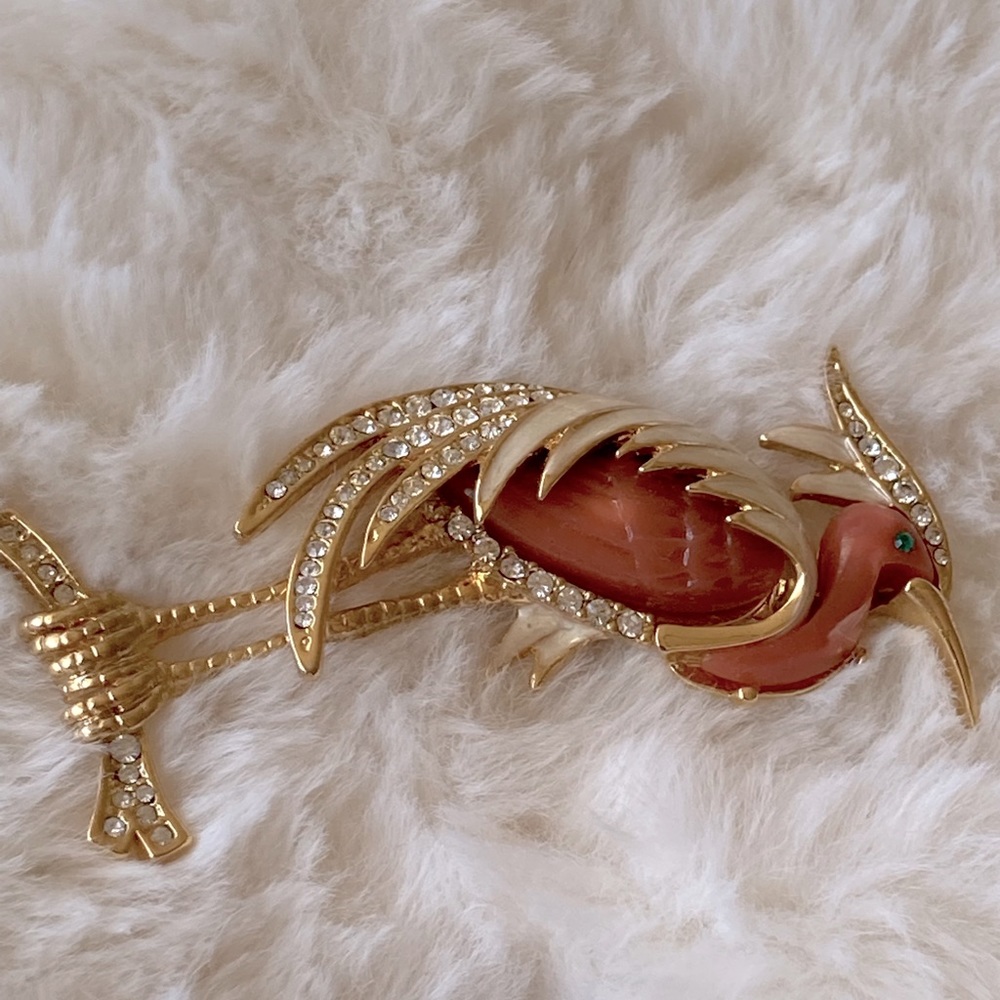 Vintage Stork Pin